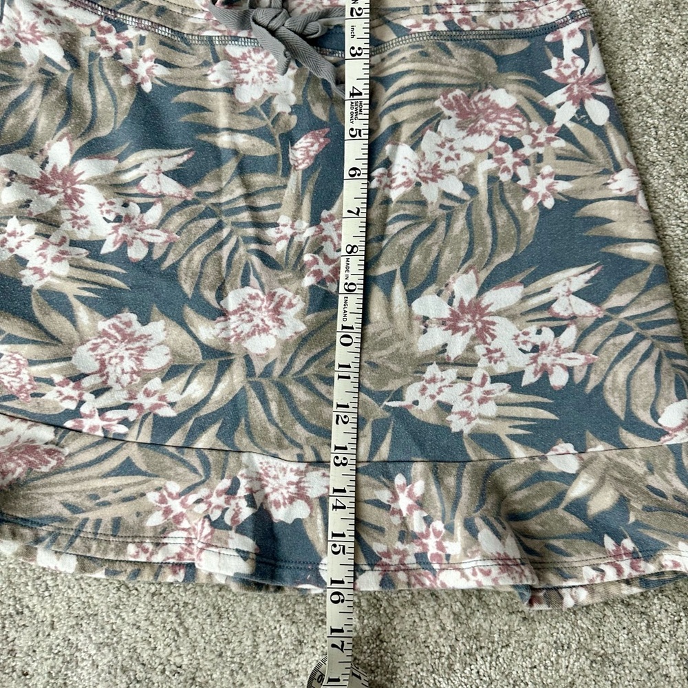 Tribal Tropical A-Line Flutter Skort with Ruffled Tie Front - Picture 4 of 5